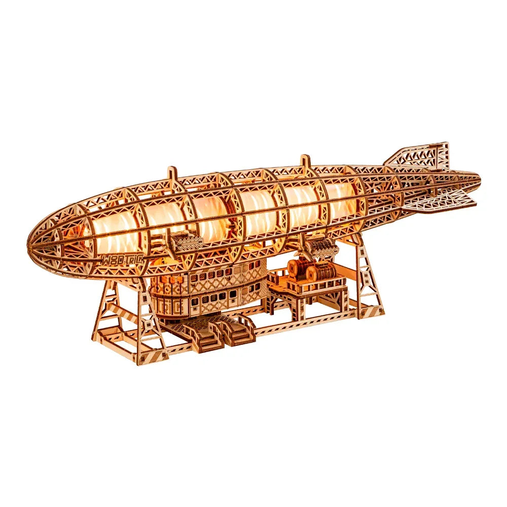 Zeppelin lumineux - Kit en bois 3D (électrique)