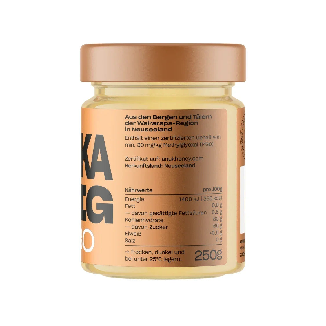 Miel de Manuka MGO30 - 250g