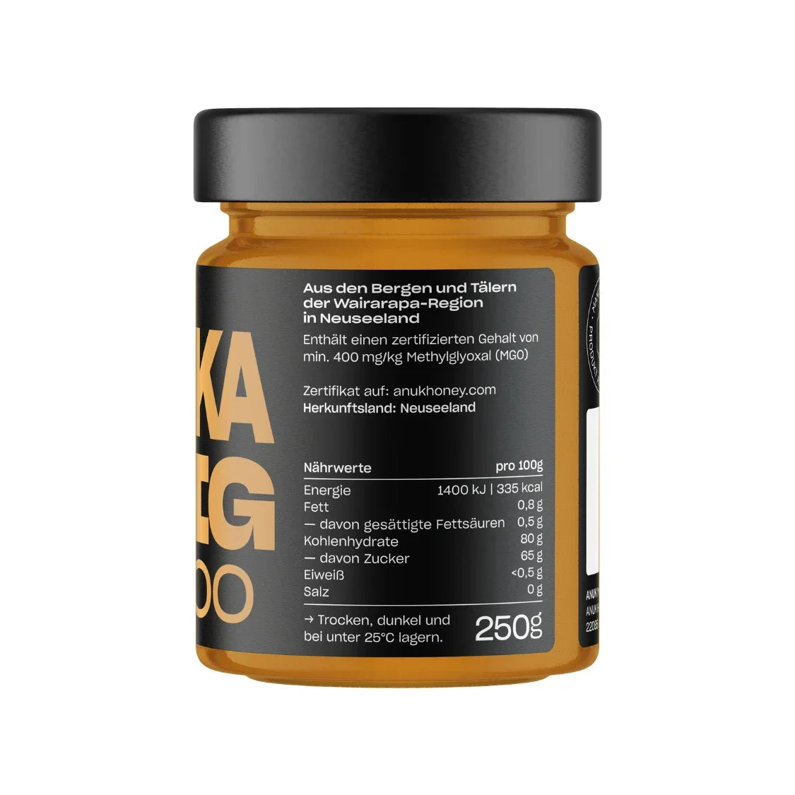 Miel de Manuka MGO400 - 250g