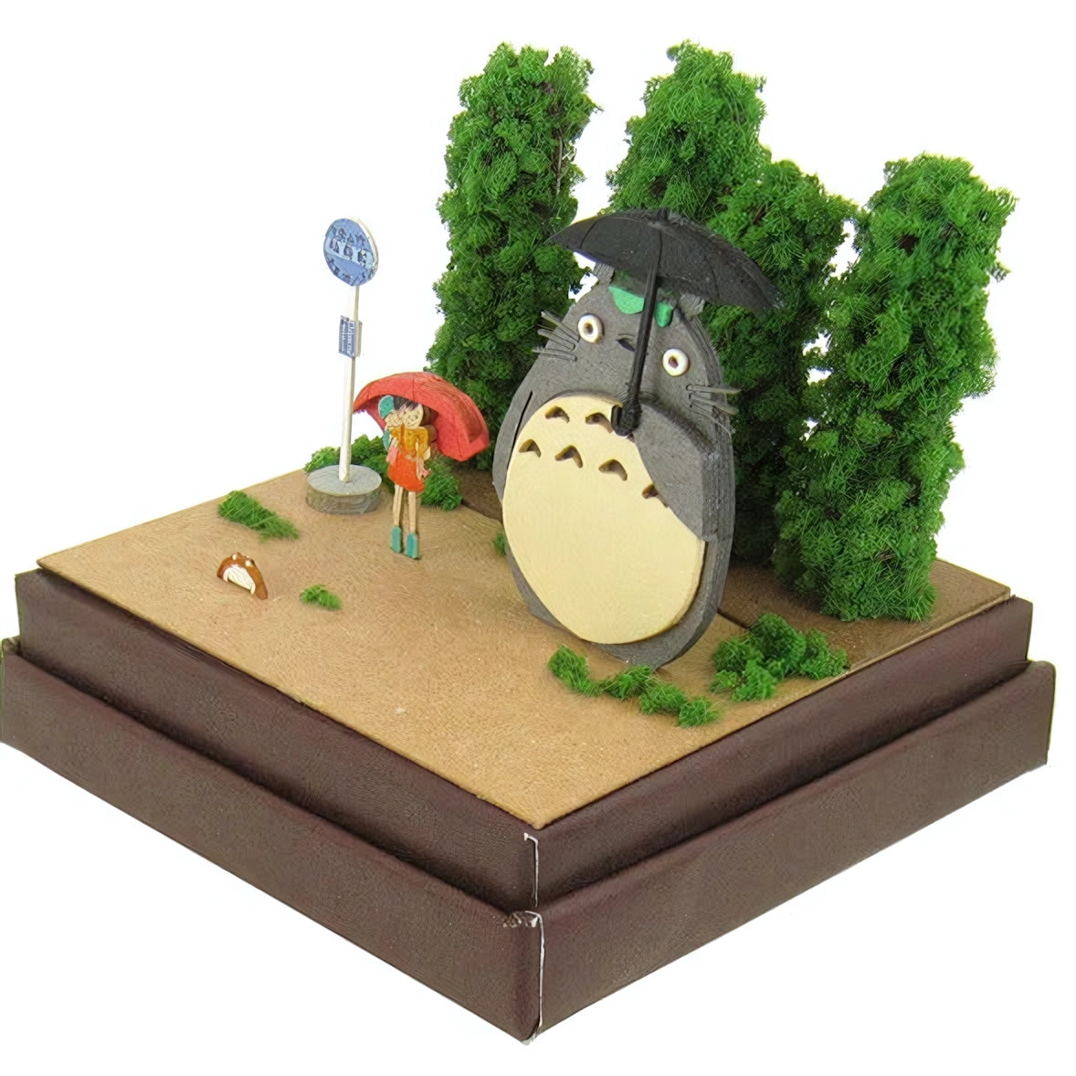 Mein Nachbar Totoro - Die Bushaltestelle - Paper Art Box