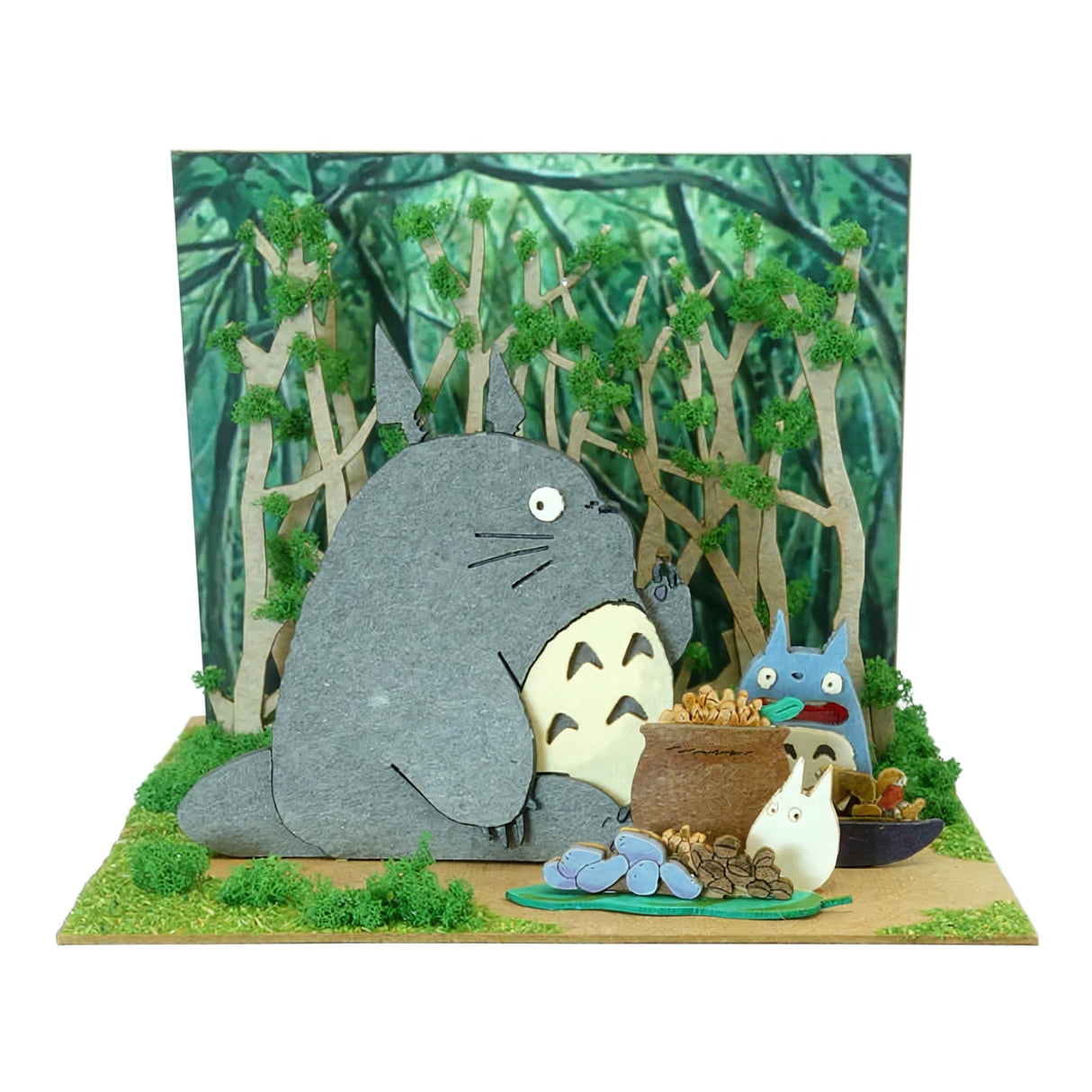 Mein Nachbar Totoro - Fest im Wald - Paper Art Box