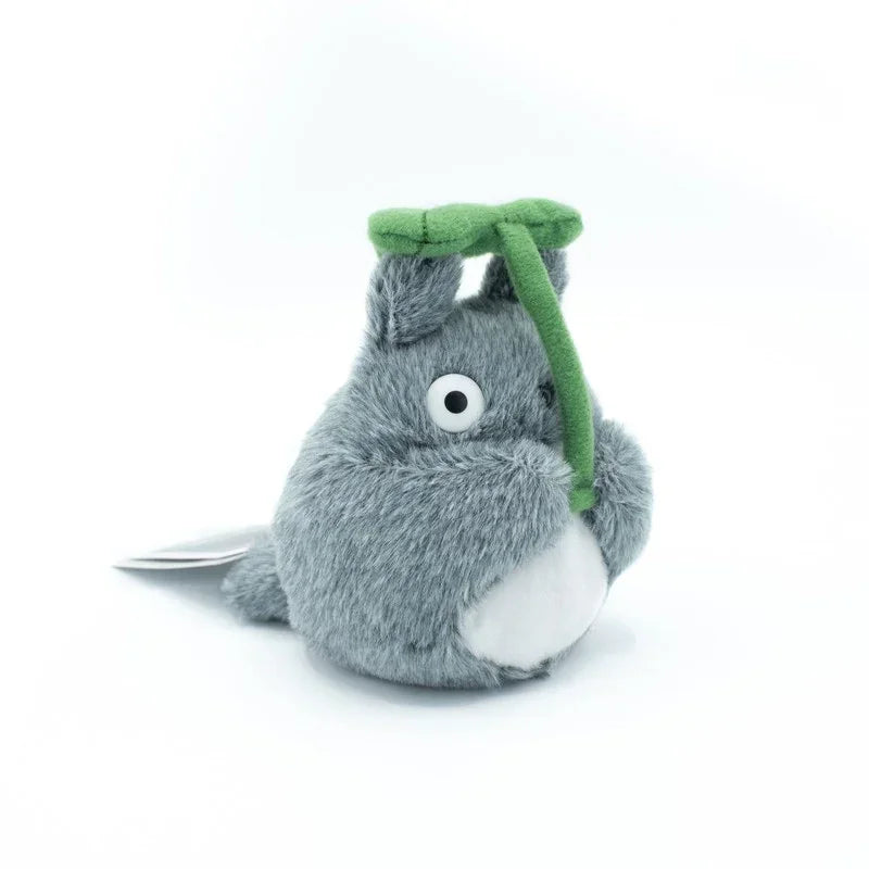 Mon Voisin Totoro - Totoro avec feuille (13 cm) - Peluche