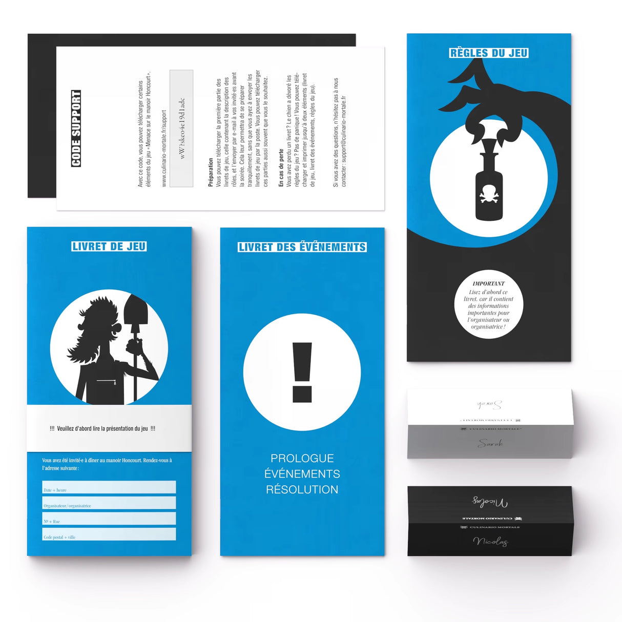 Menace sur le manoir Honcourt - Dîner mortels