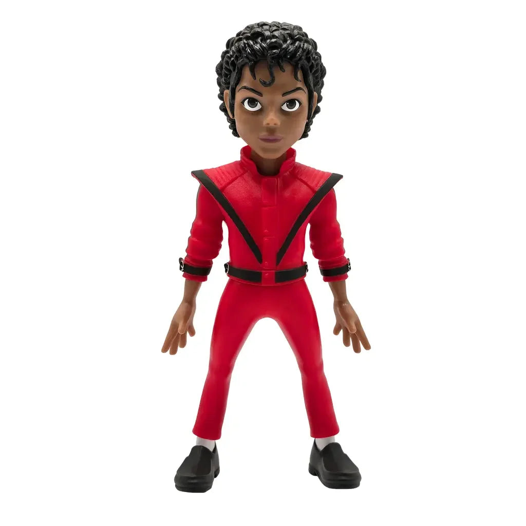 Michael Jackson Actionfigur in rotem Anzug