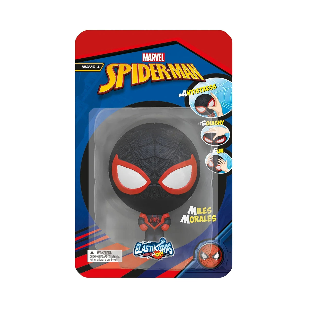 HeroPop Marvel - Miles Morales (10 cm) - Figurine déformable