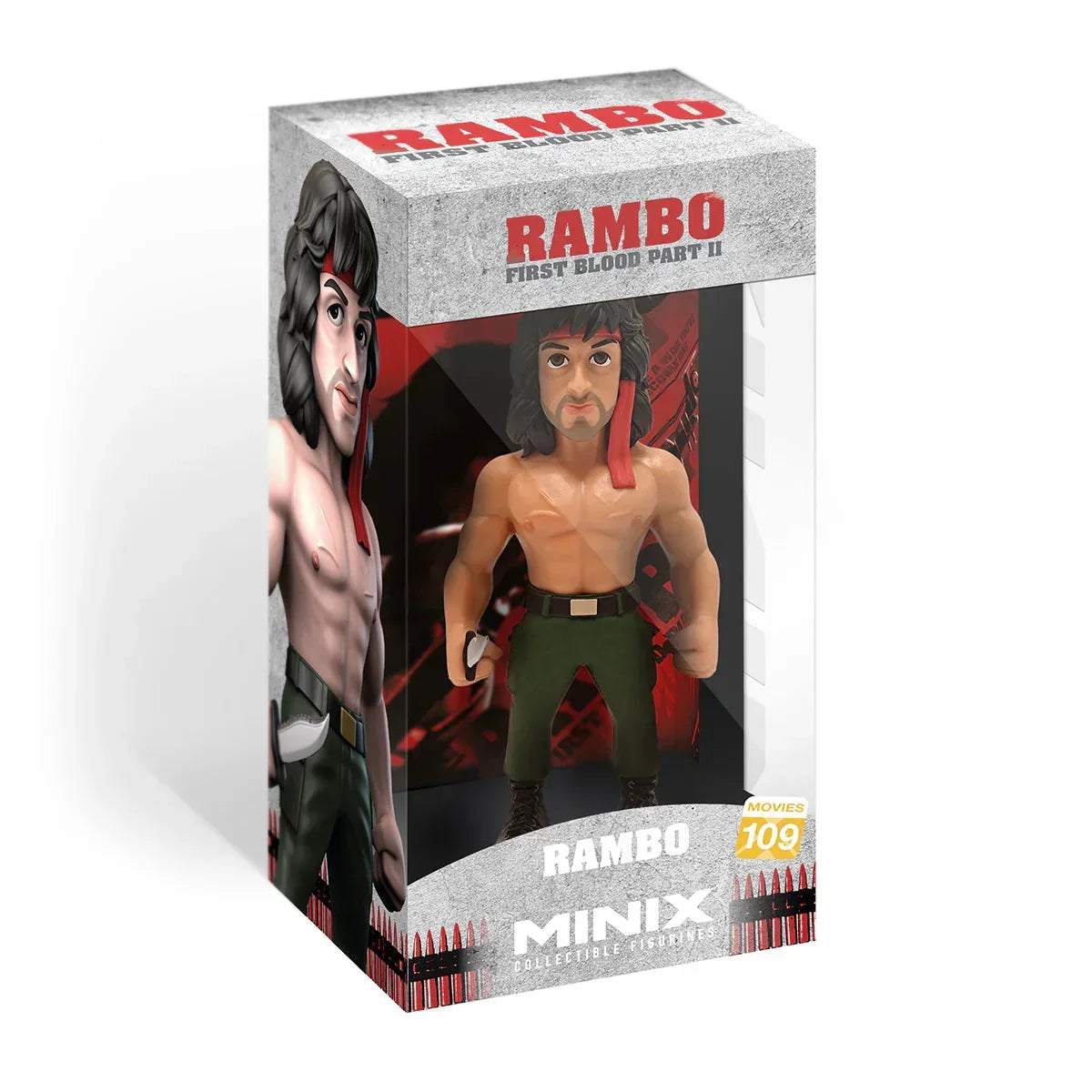 Rambo First Blood Part II Minix Sammelfigur in Verpackung
