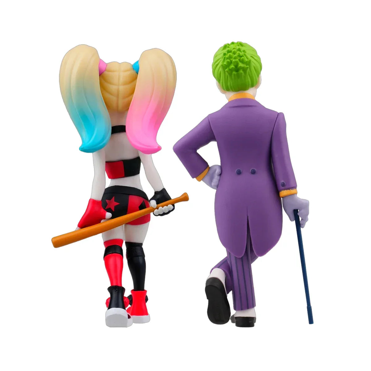 DC Comics - Coffret Harley Quinn et Joker (12 cm) - figurine de collection