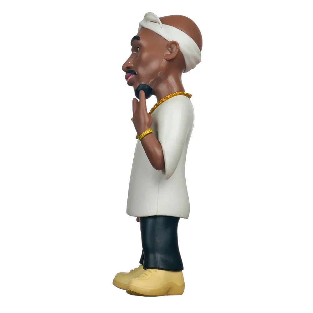 Figurine de collection Tupac / 2Pac - T-shirt blanc 12 cm (Musique 114)