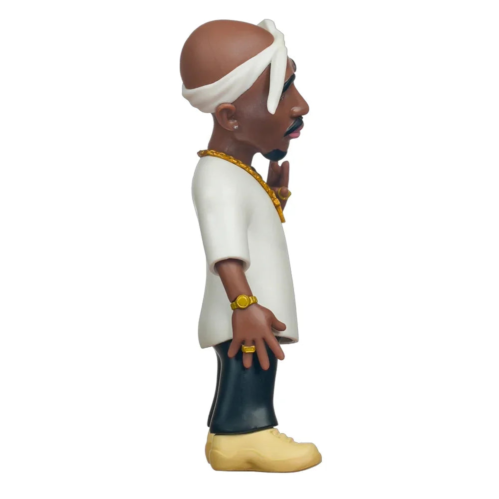 Figurine de collection Tupac / 2Pac - T-shirt blanc 12 cm (Musique 114)