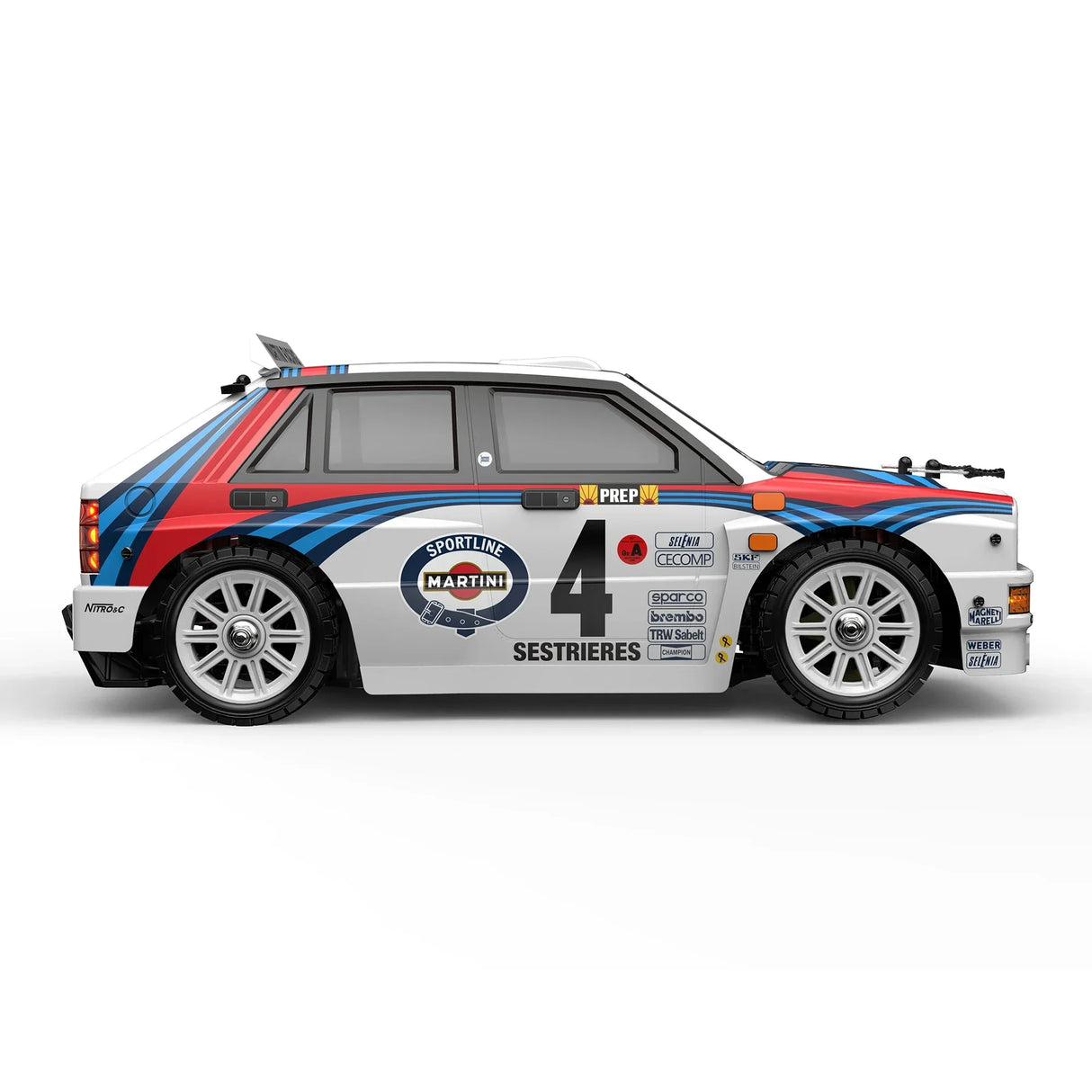 Modellauto Lancia Delta Integrale im Martini Racing Design