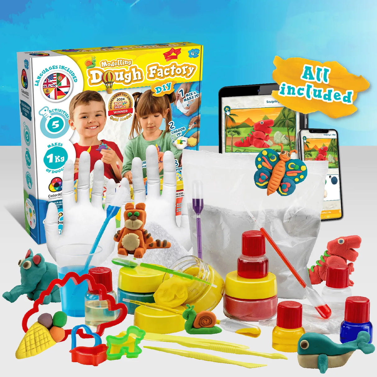 Modellierton-Atelier - Experimentierkasten