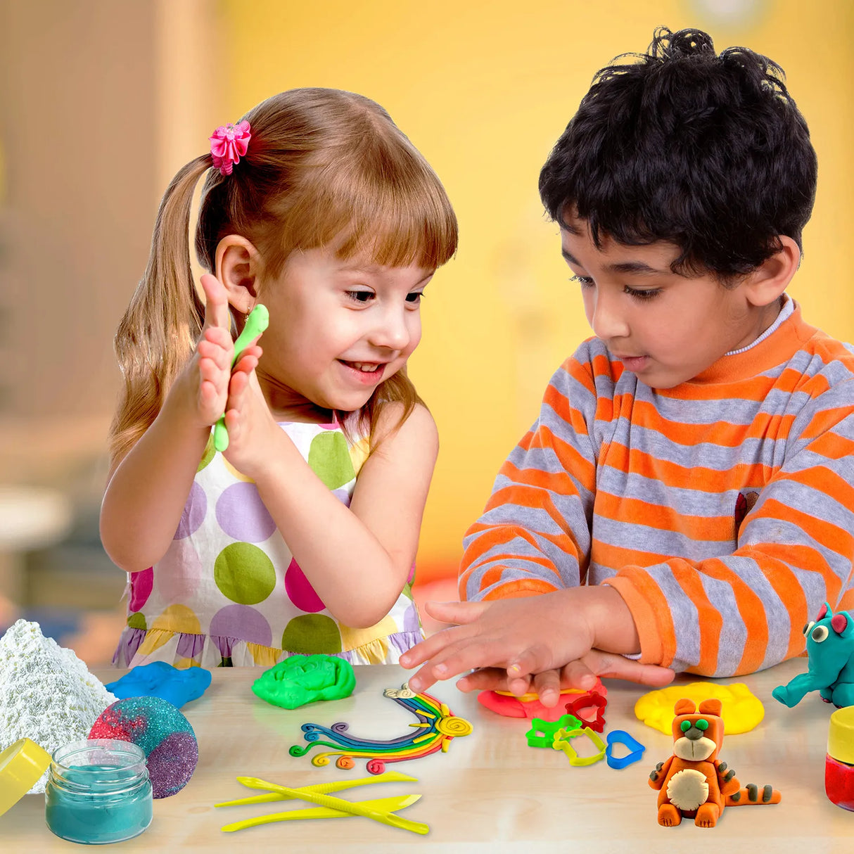 Modellierton-Atelier - Experimentierkasten