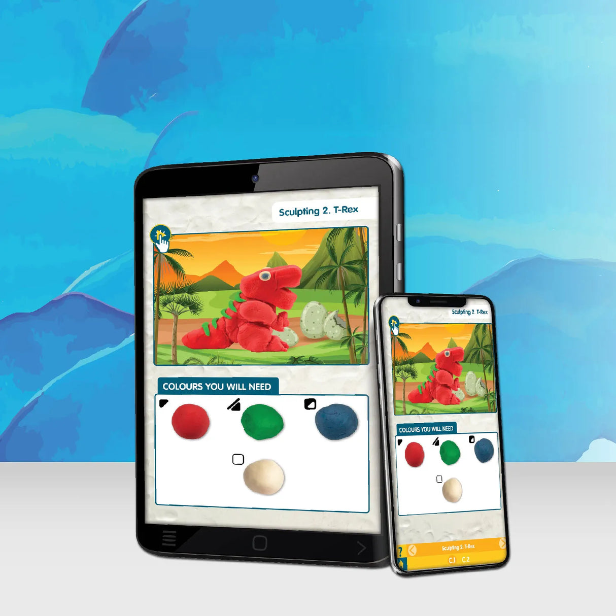 Modellierton-Atelier - Experimentierkasten