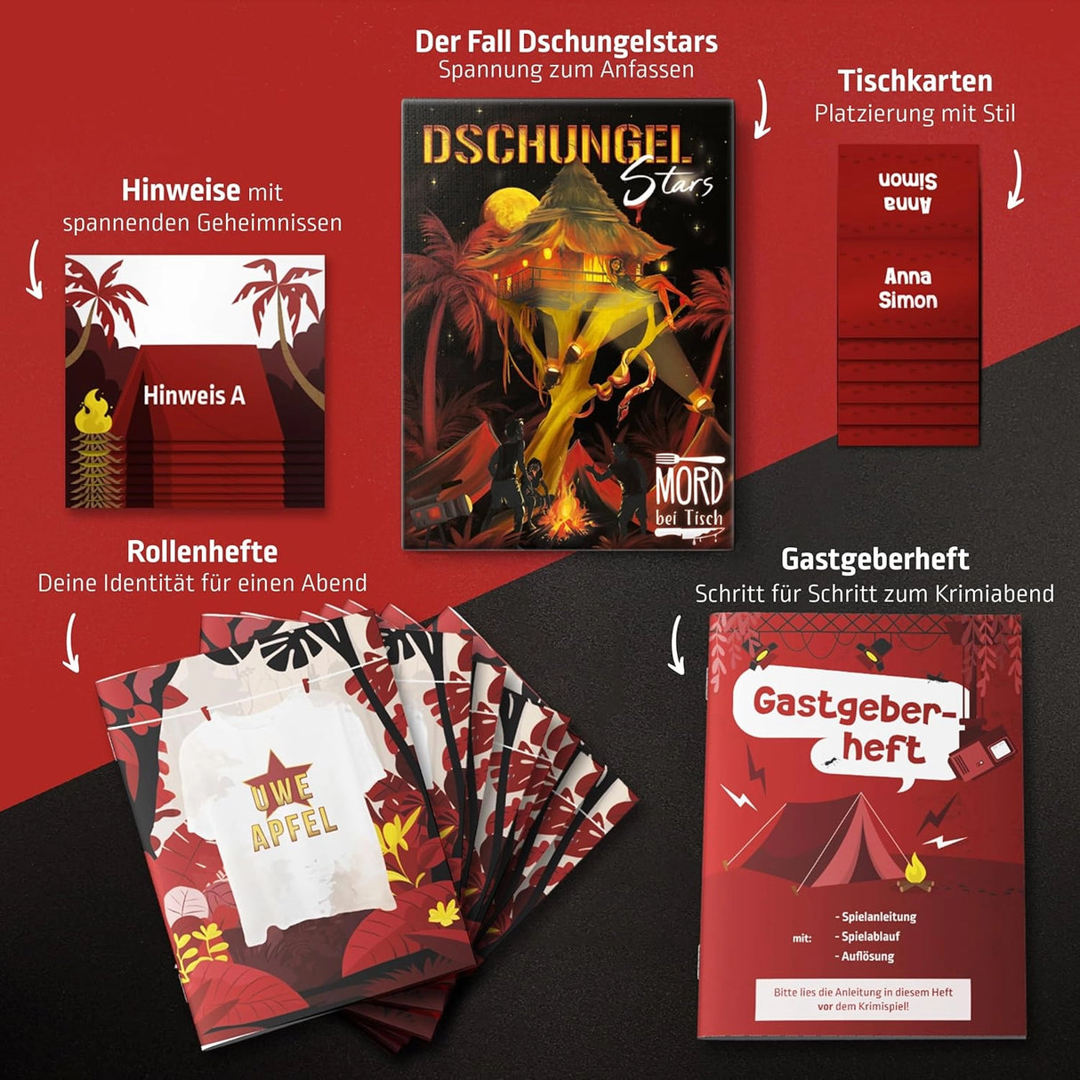 Dschungelstars - Krimidinner