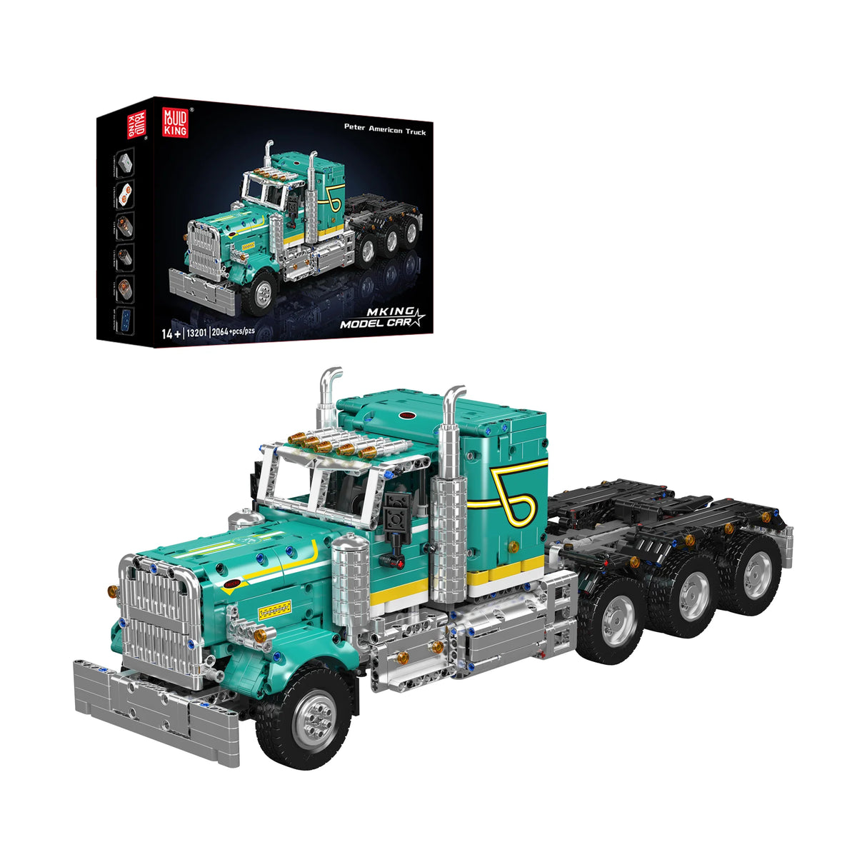 American Truck "Peter" (ferngesteuert) - Klemmbausteine