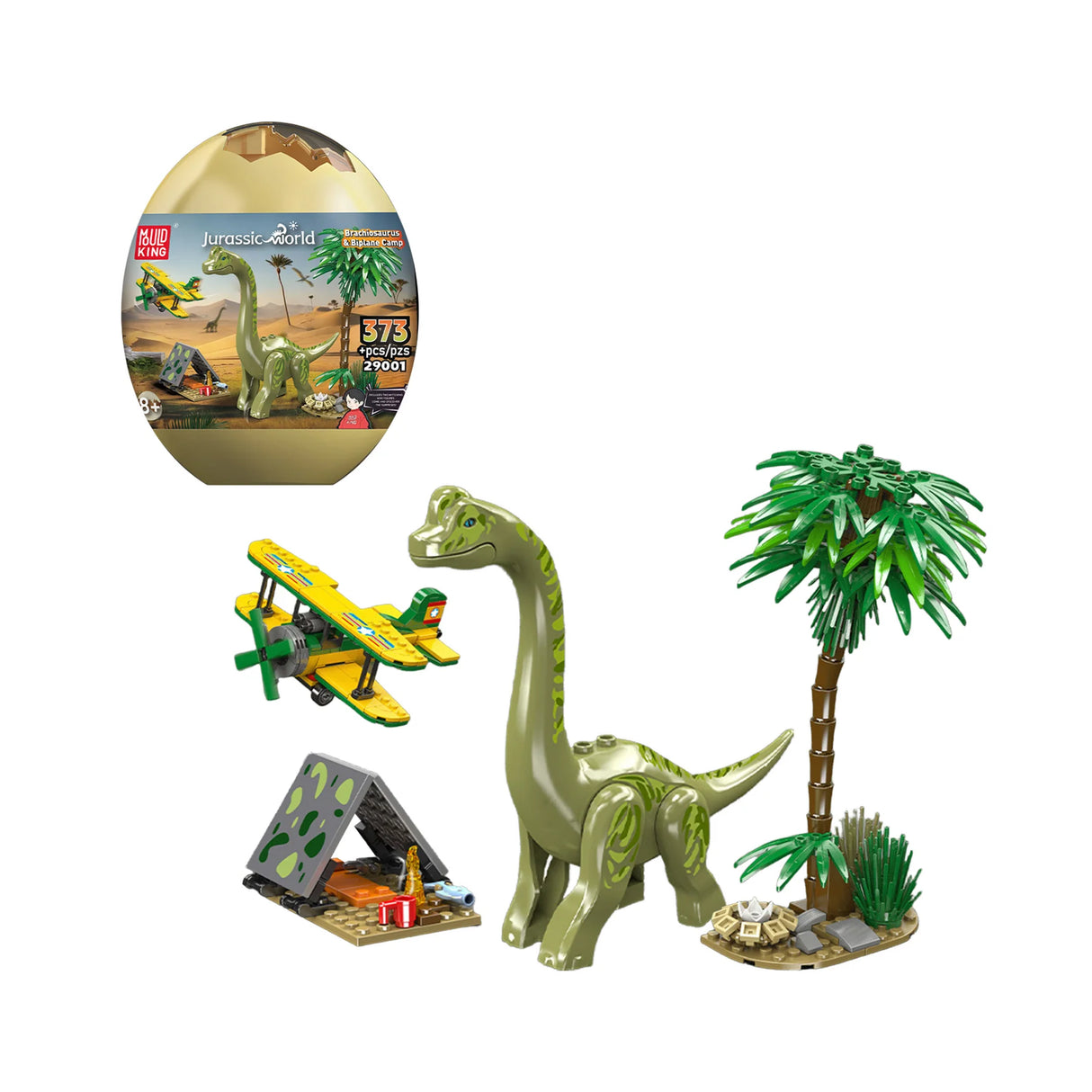 Brachiosaurus Island Explorer - Klemmbausteine