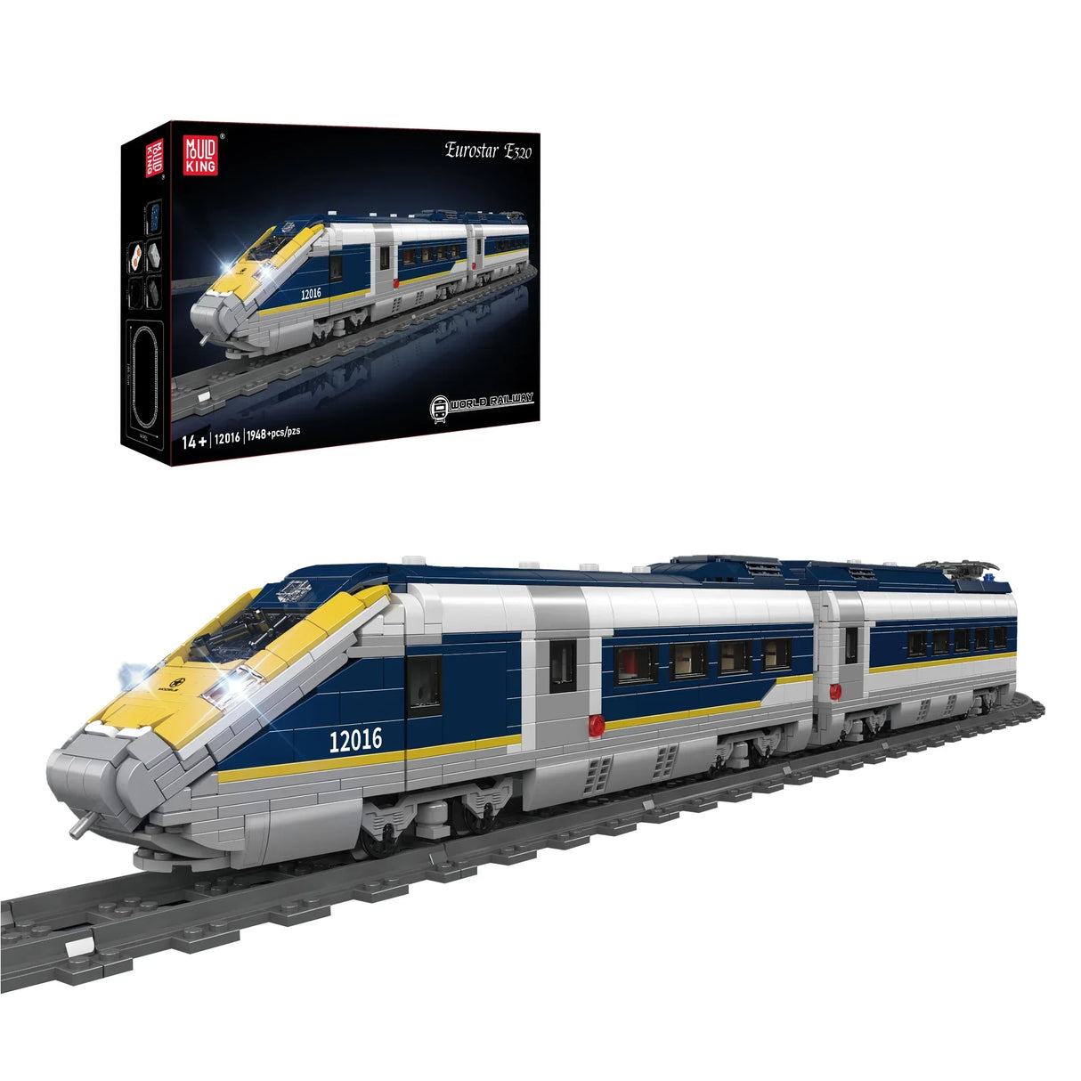 Train à grande vitesse « Eurostar E320 » (avec télécommande) - blocs de construction