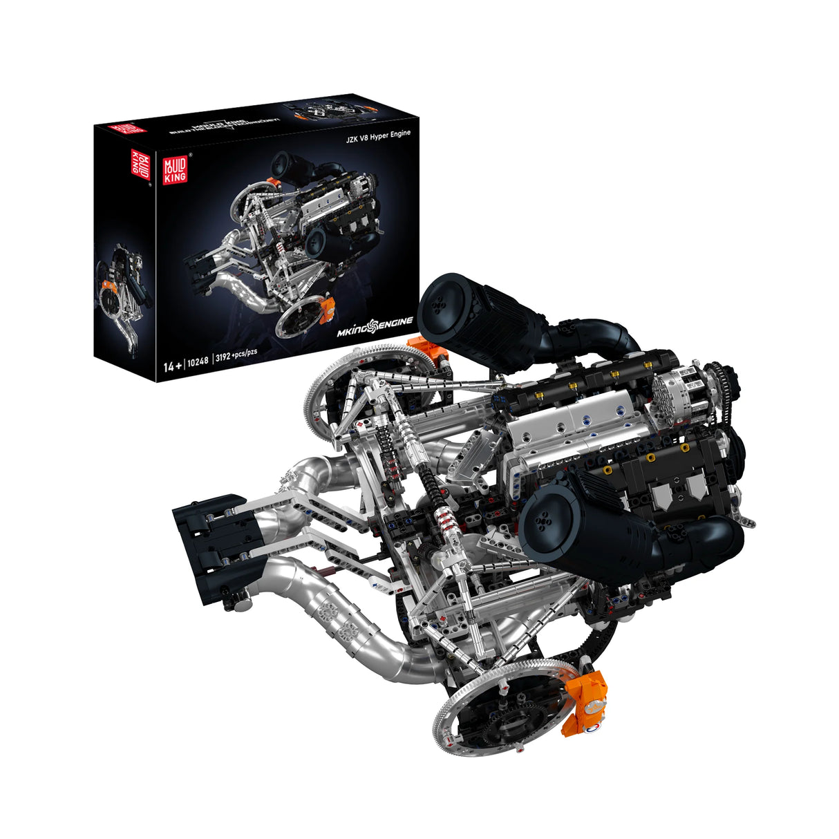 JZK V8 Hyper Engine - Klemmbausteine