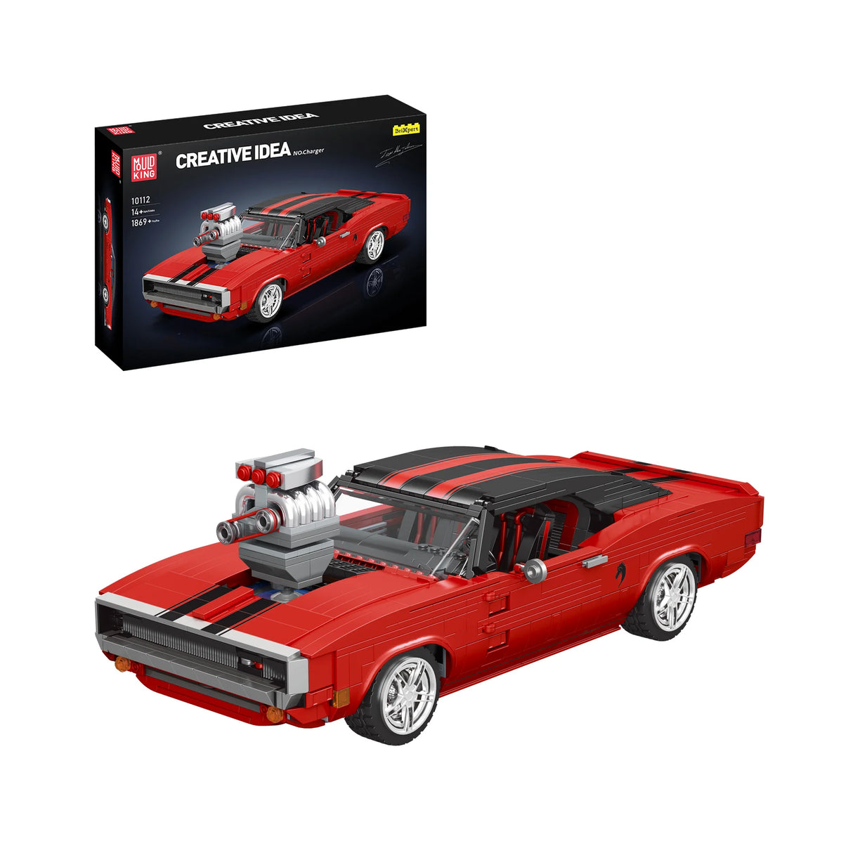 Muscle Car "Charger" - Klemmbausteine