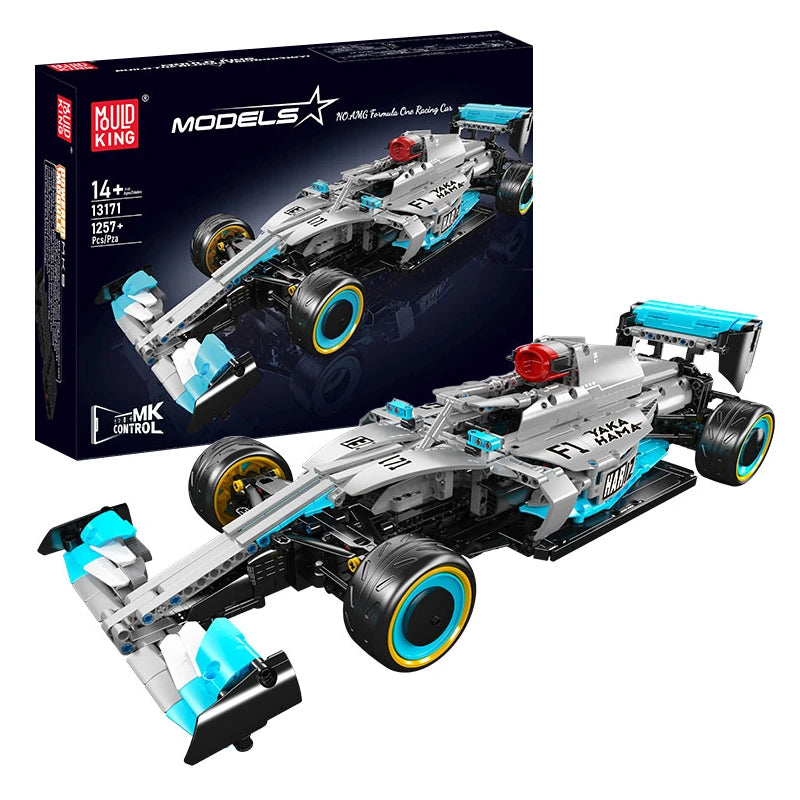 Rennwagen "AMG-F1" (inkl. Fernbedienung) - Klemmbausteine