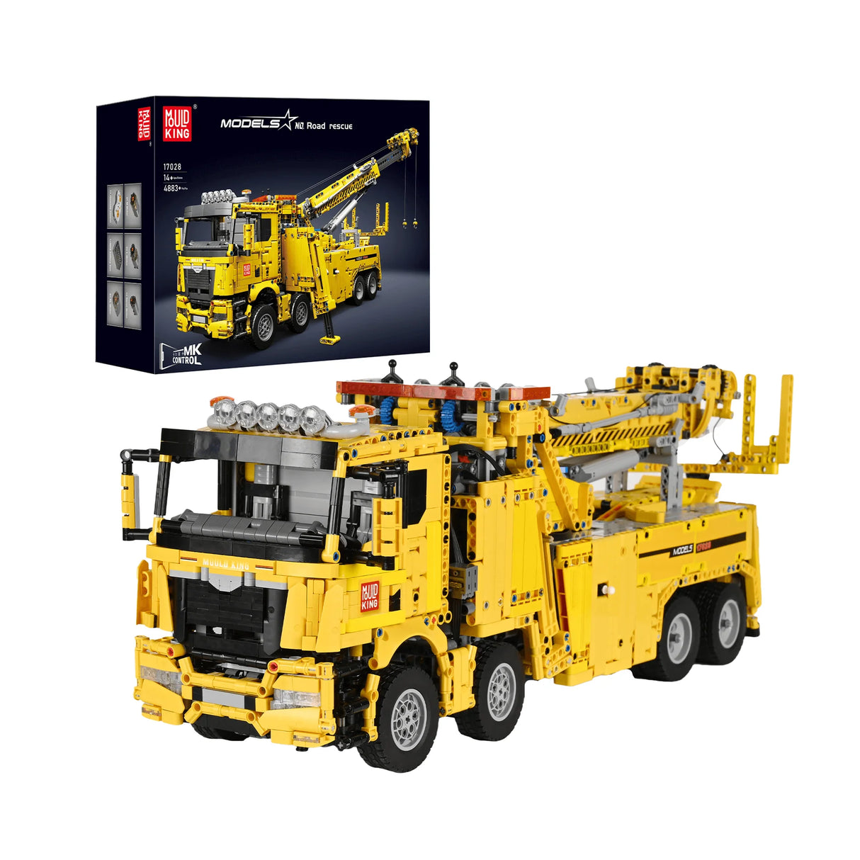 Road Rescue Truck (inkl. Fernbedienung) - Klemmbausteine