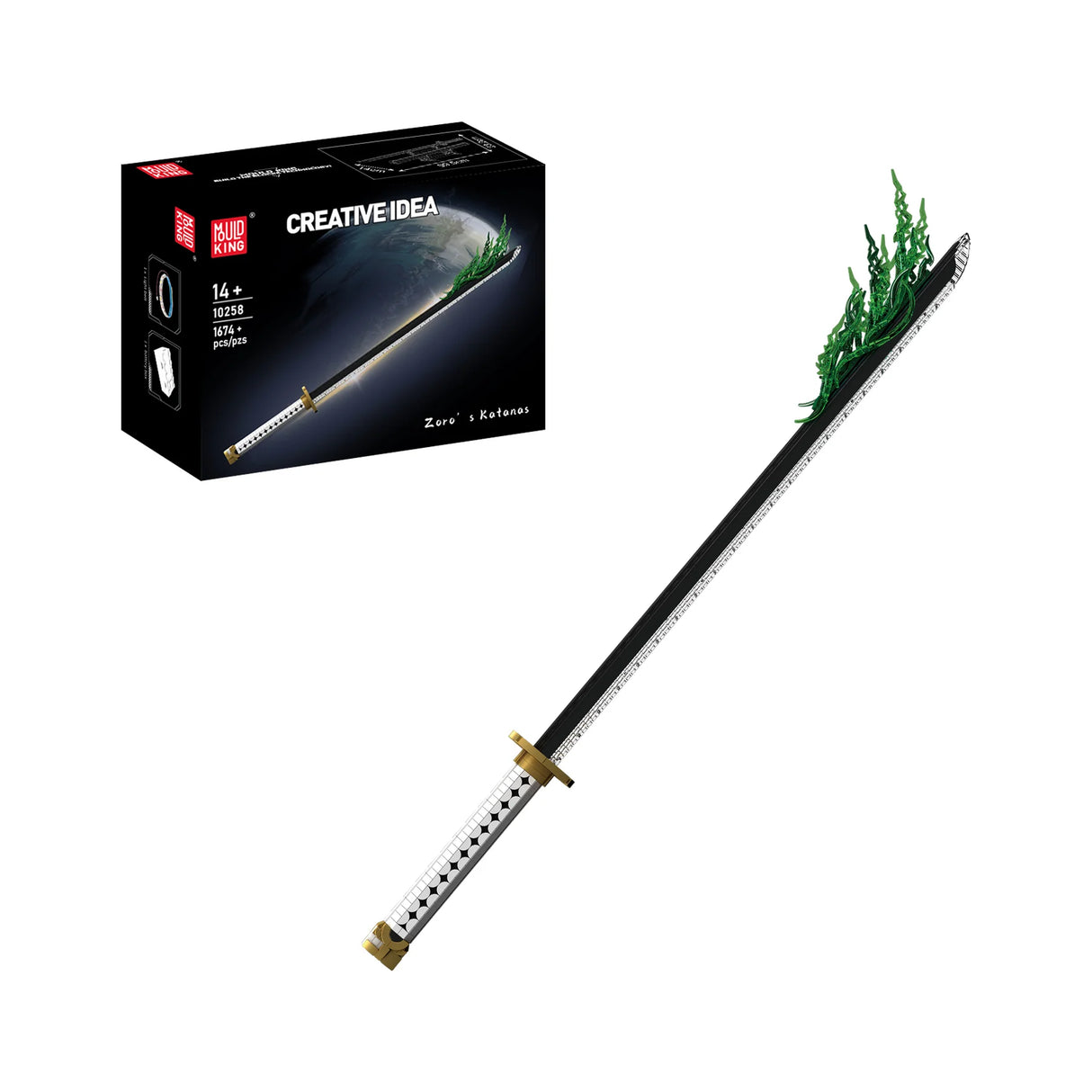 Zoro's Katana 1 (inkl. Beleuchtung) - Klemmbausteine