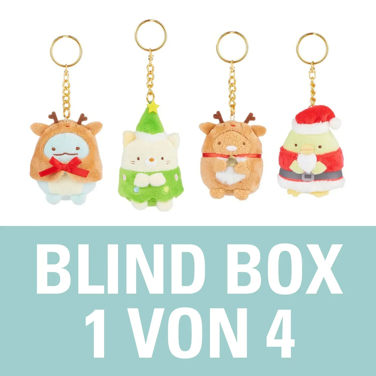 Mystery Box - Sumikkogurashi Weihnachts-Serie - Schlüsselanhänger