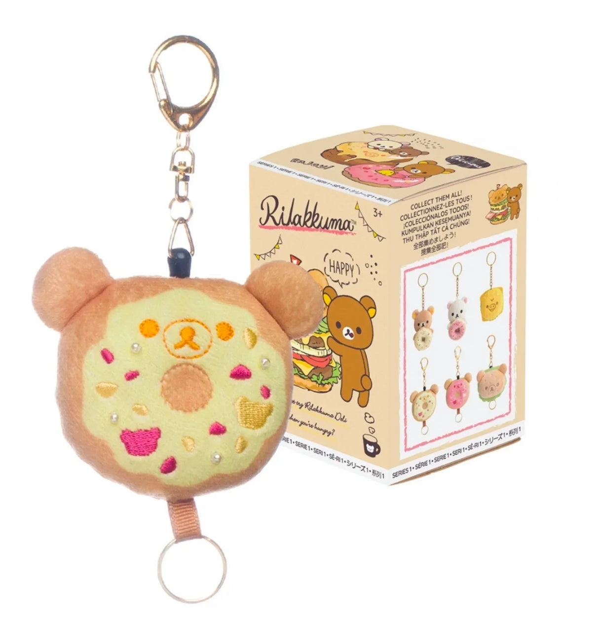 Boîte mystère - Série Rilakkuma Deli - Porte-clés