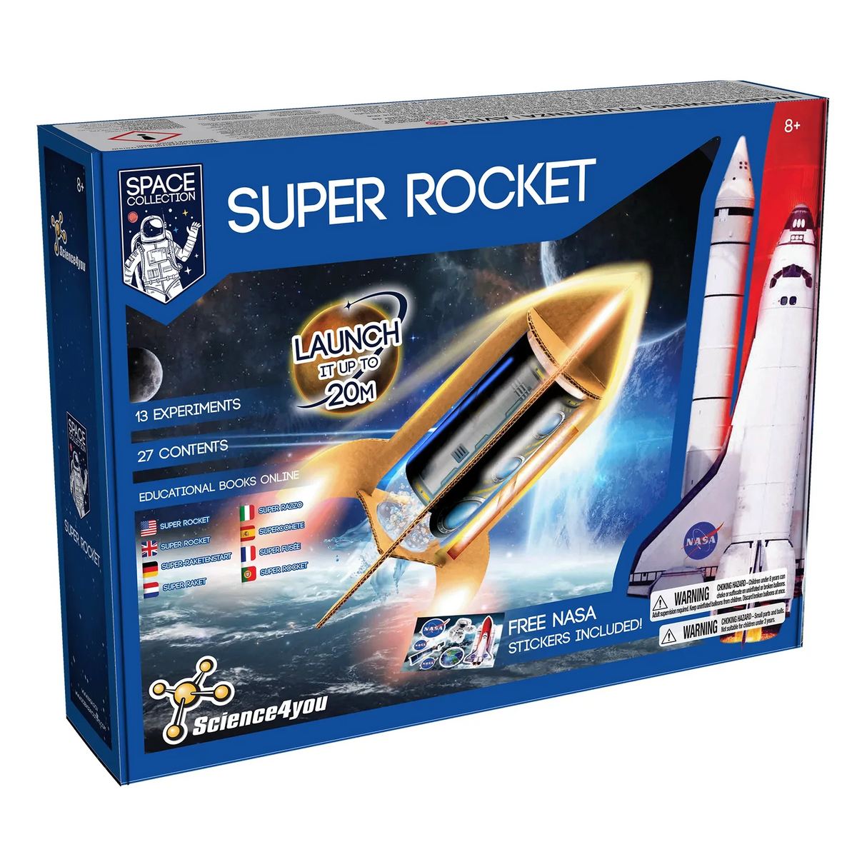 Fusée super-réplique de la NASA - Boîte d'expérimentation