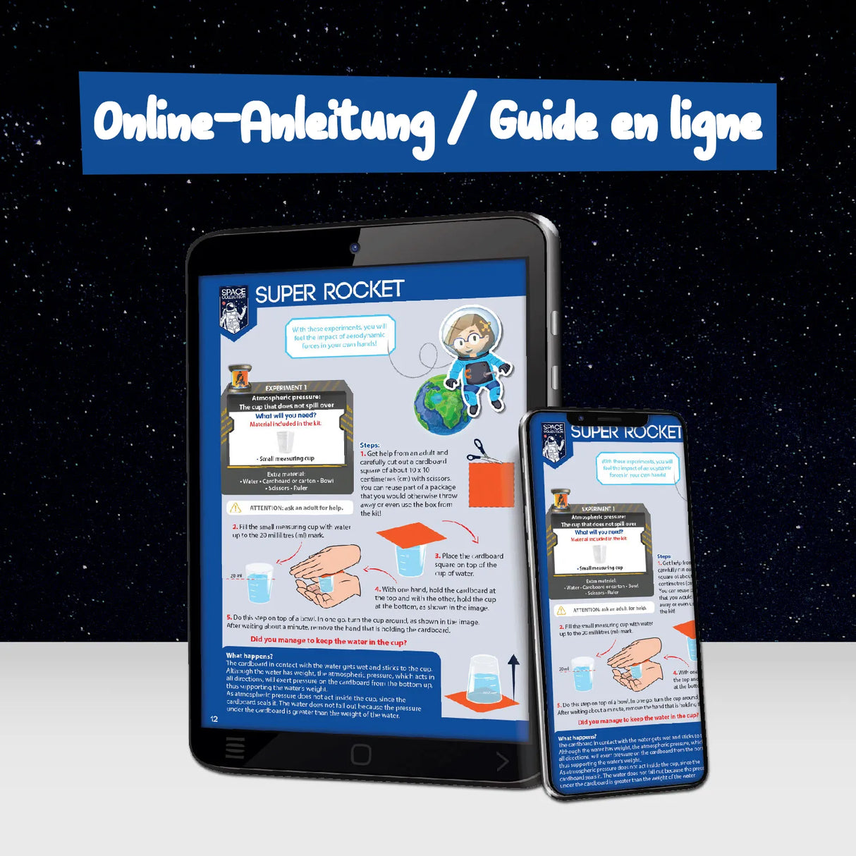 NASA Super Rocket - Experimentierkasten