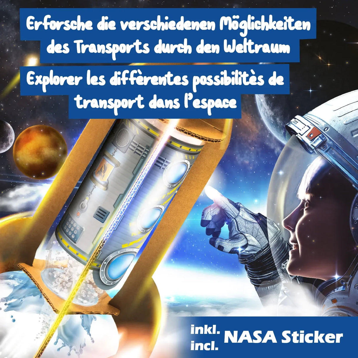 Fusée super-réplique de la NASA - Boîte d'expérimentation