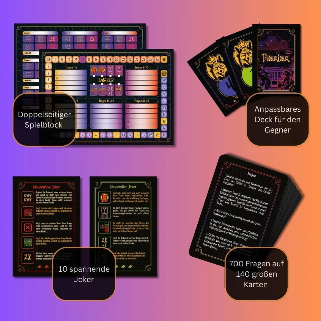 Dream Team - Jeu de quiz coopératif - Jeu de société