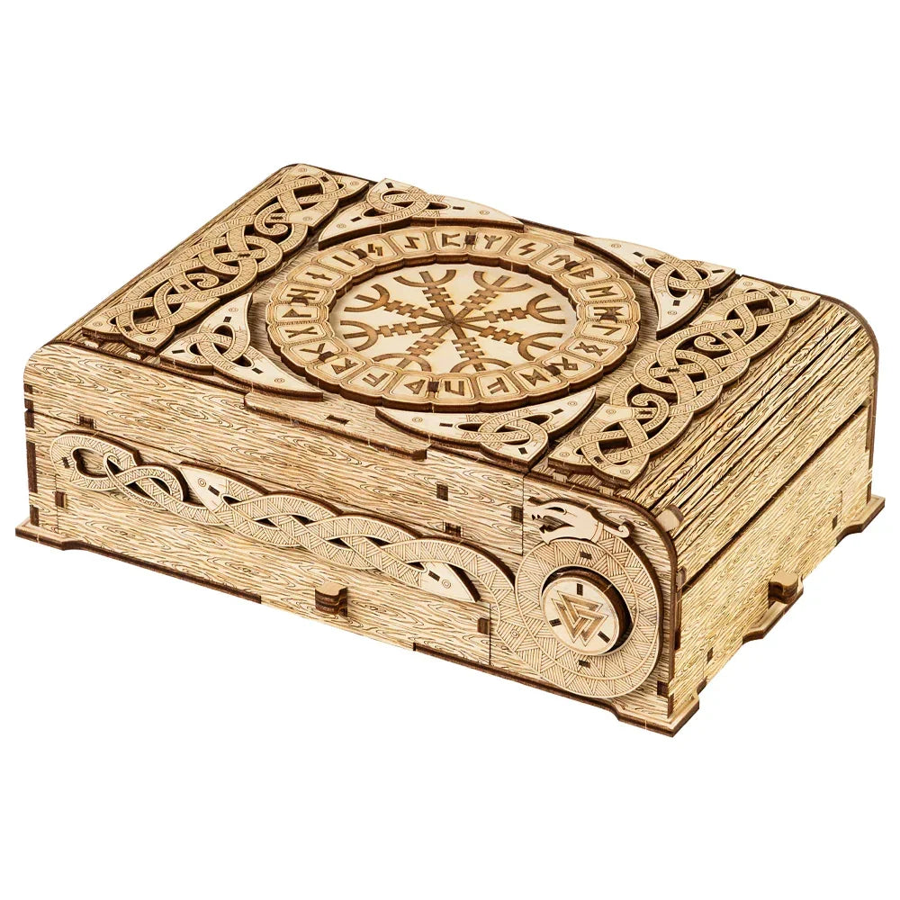 Coffre nordique - Kit de construction en bois 3D