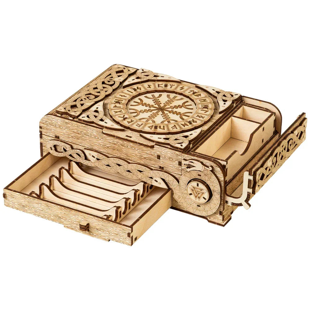 Coffre nordique - Kit de construction en bois 3D
