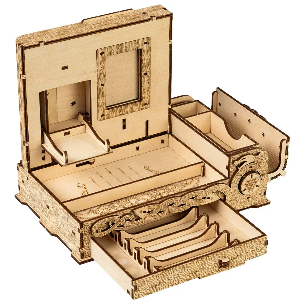 Coffre nordique - Kit de construction en bois 3D