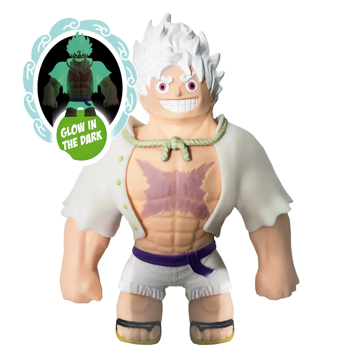 One Piece - Luffy Gear 5 (24 cm / lumineux) - Figurine articulée extensible
