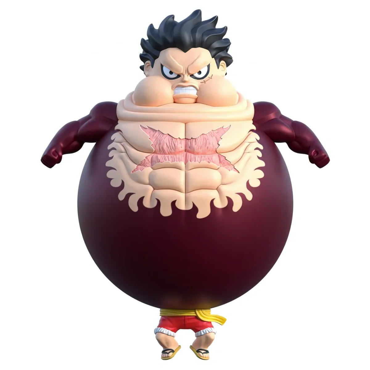 One Piece - Luffy Gear 4 Tankman (24 cm) - Figurine articulée extensible