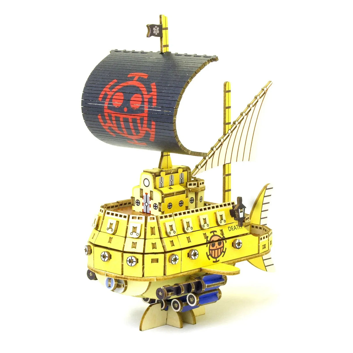 One Piece - Le Tang Polaire des Pirates du Cœur - Maquette en bois