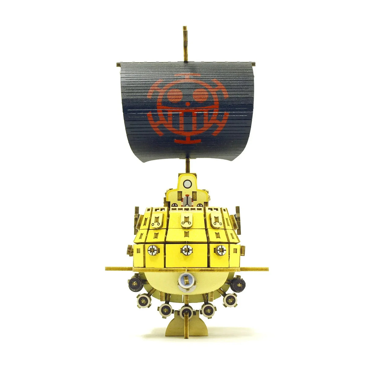 One Piece - Le Tang Polaire des Pirates du Cœur - Maquette en bois