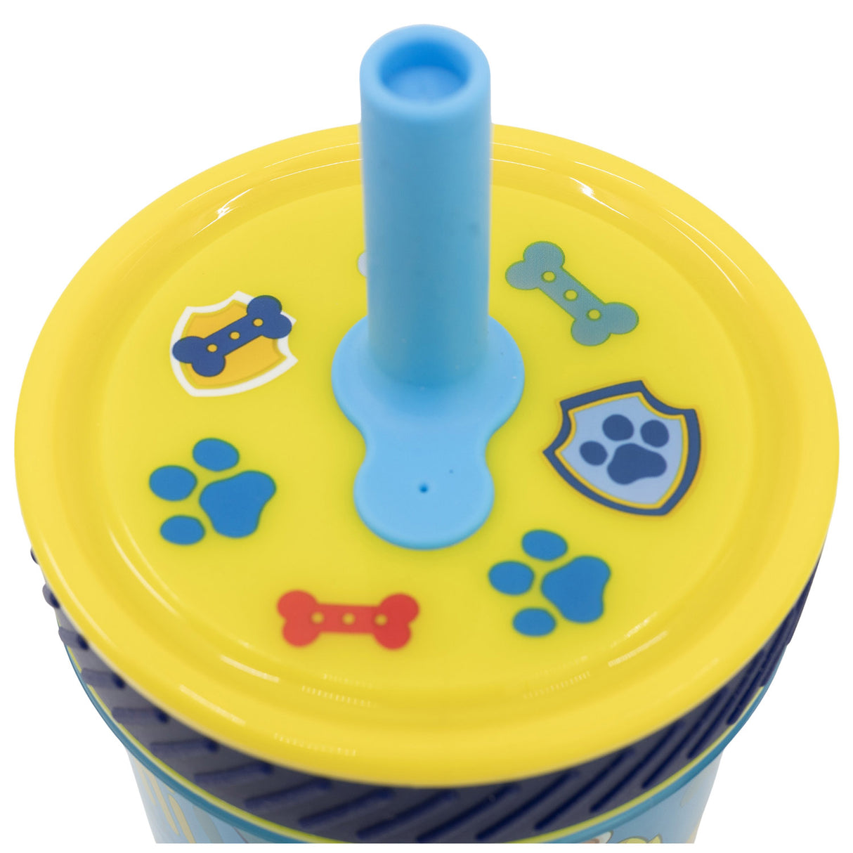 Paw Patrol "Hi There" - Drop Safe - Auslaufsicherer Becher mit Silikonstrohhalm (370 ml)