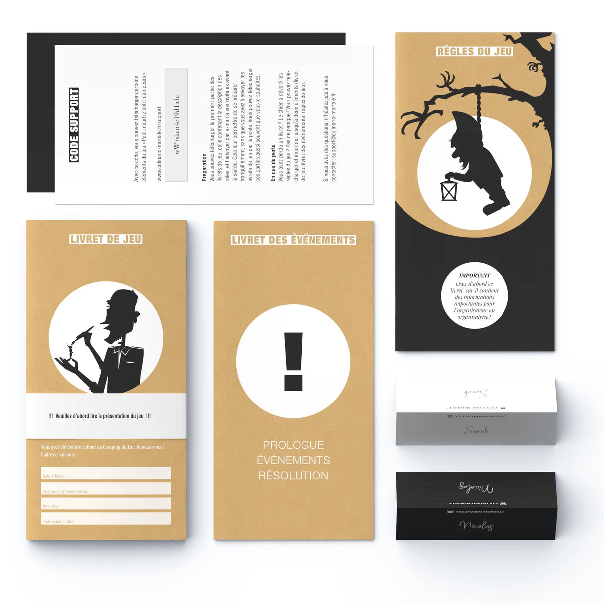 Petit meurtre entre campeurs - Dîner mortels