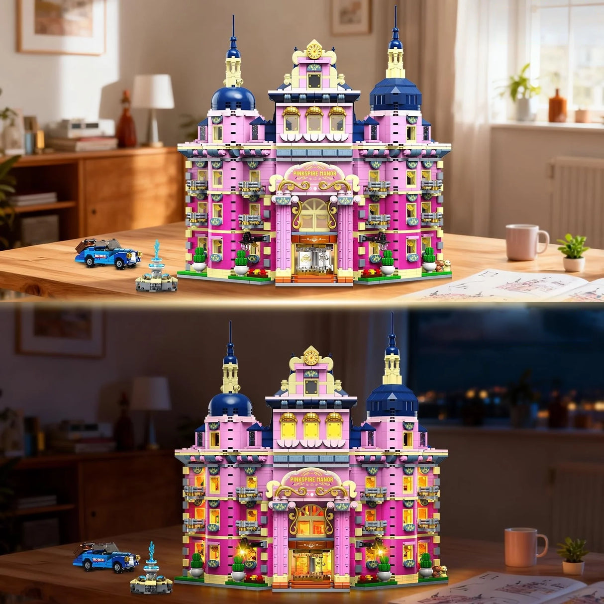 Pinkspire Manor - Klemmbausteine