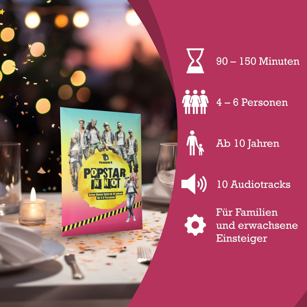 Popstar in Not - Krimidinner