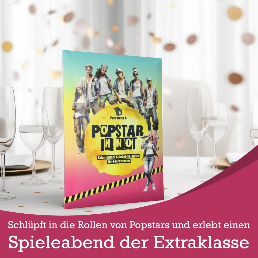 Popstar in Not - Krimidinner