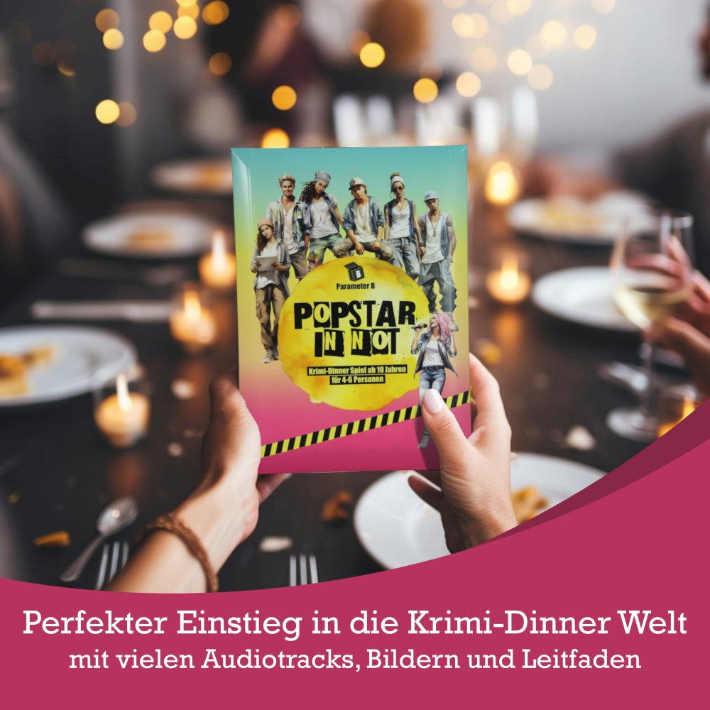 Popstar in Not - Krimidinner