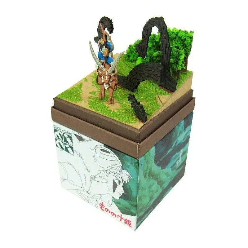 Princesse Mononoké - Ashitaka dans la forêt - Coffret d'art en papier