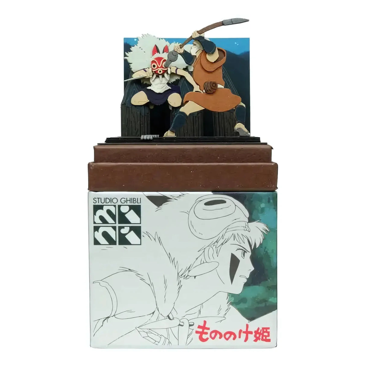 Prinzessin Mononoke - San im Kampf - Paper Art Box