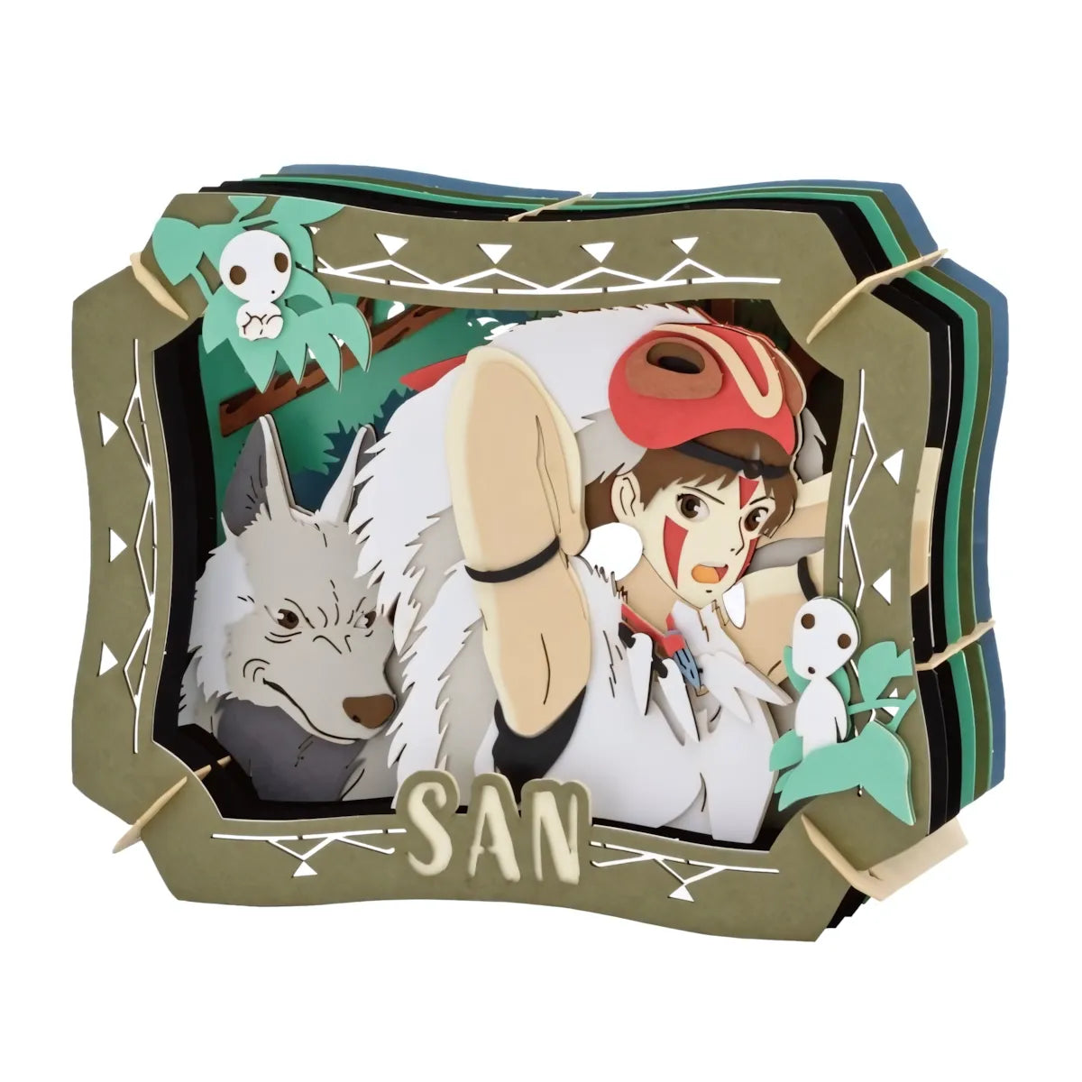 Prinzessin Mononoke - San - Papiertheater