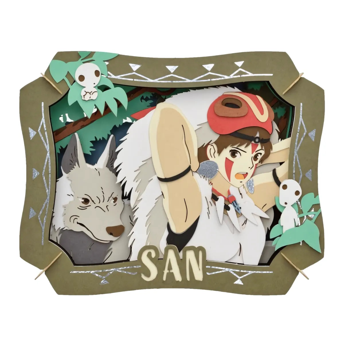 Prinzessin Mononoke - San - Papiertheater
