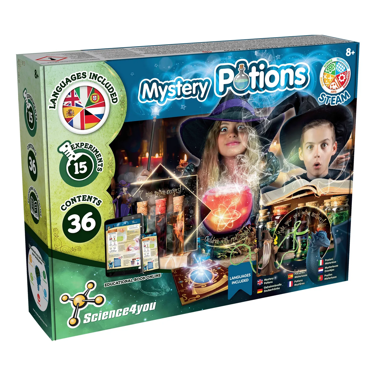 Kit d'expérimentation pour laboratoire de potions magiques